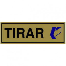 SEÑAL LATON ORO 180X60 TIRAR