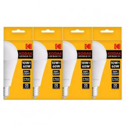 PACK 4 UDS LAMPARA LED 10W E27