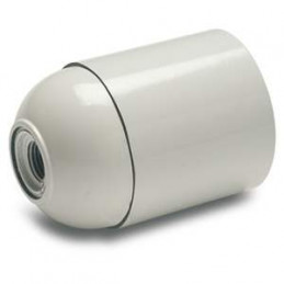 PORTALAMPARAS LISO E-27 BLANCO